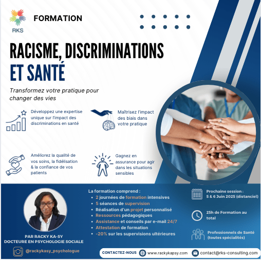 A vos agendas ! Une nouvelle session de formation &laquo;&nbsp;Racisme, Discriminations et Santé&nbsp;&raquo; est prévue pour Juin&nbsp;2025